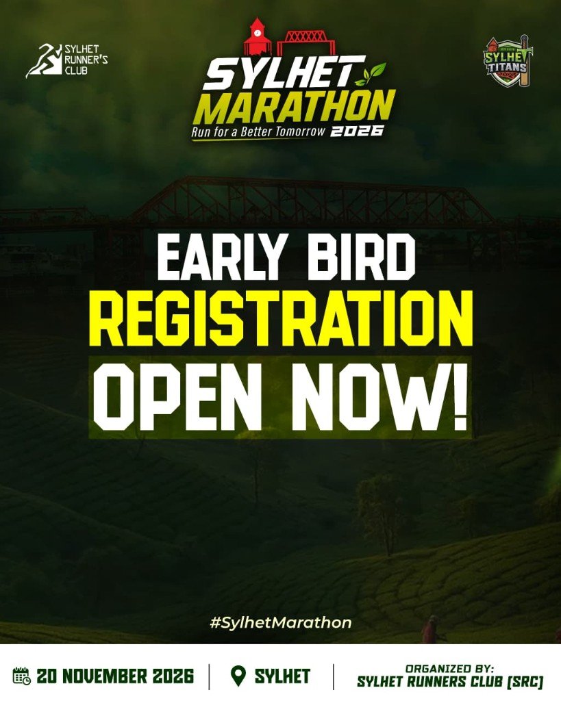 Sylhet Marathon 2026 — Registration Open